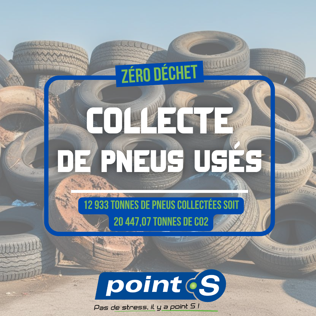 Collecte de pneus usés